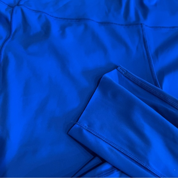 Lululemon fast and free high rise tight 25” cobalt blue EUC leggings gym bold - Picture 7 of 11